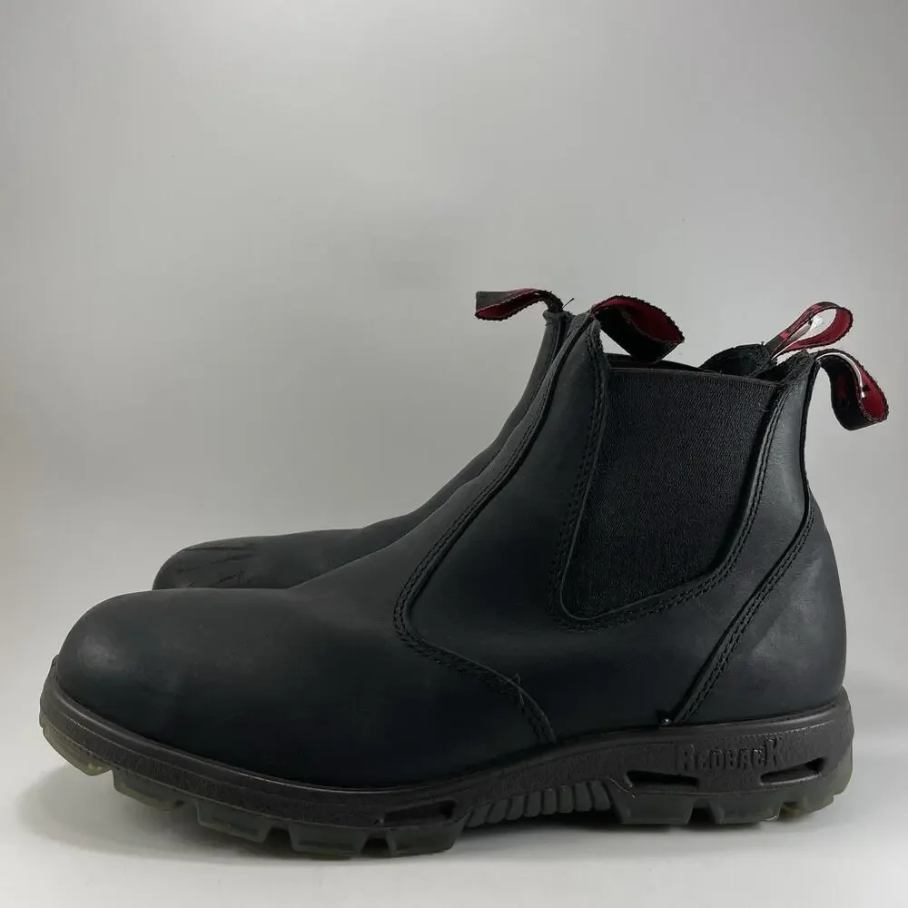 Redback Boots Easy Escape Mens Size US 14/ AU 13 Black Leather Work Chelsea